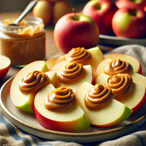 Apple Slices with Peanut Butter