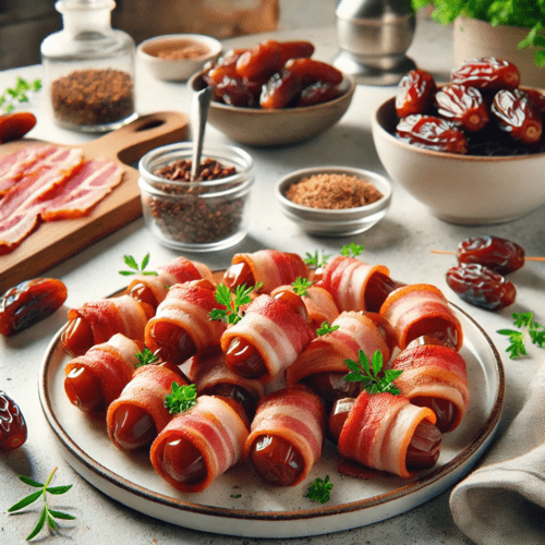 Bacon Wrapped Dates