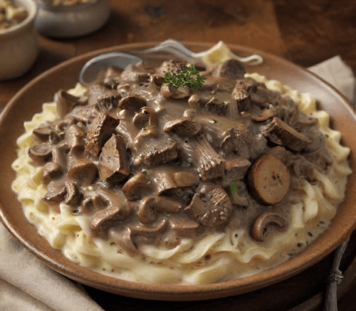 Beef Stroganoff