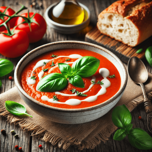 Creamy Tomato Basil Soup