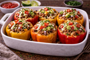 Double Stuffed Peppers