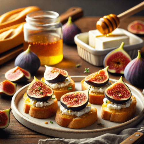 Goat Cheese and Fig Crostini