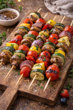 Grilled Vegetable Skewers