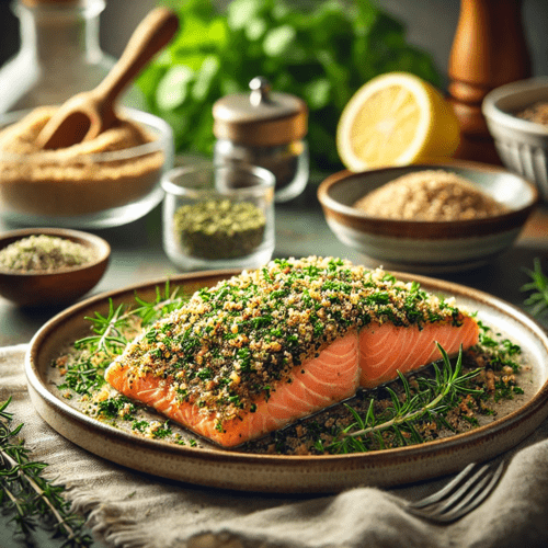 Herb-Crusted Salmon