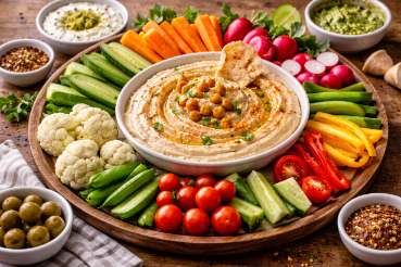 Hummus and Veggies
