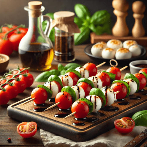 Mini Caprese Skewers