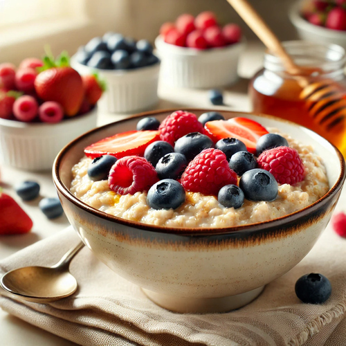 Oatmeal with Fresh Berries