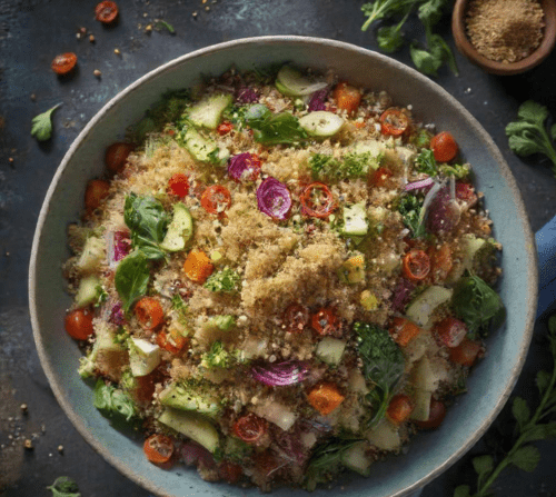 Quinoa Salad with Spring Vegetables