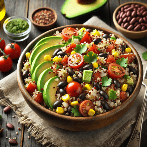 Quinoa and Black Bean Salad