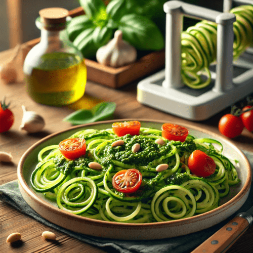 Zucchini Noodles with Pesto